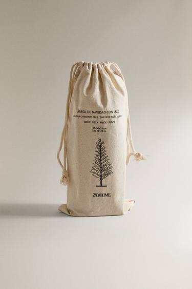 LED LIGHT CHRISTMAS TREE (33 CM) - Brown by Zara - Image 4