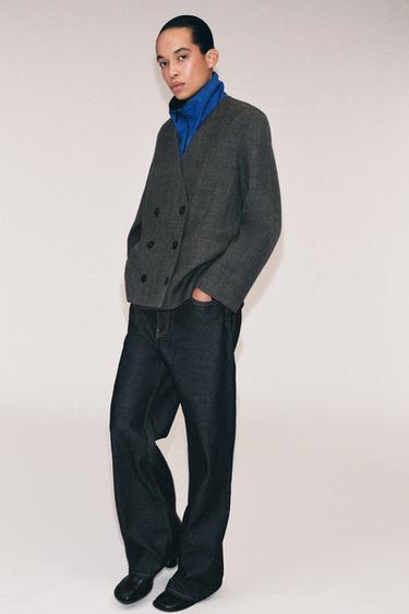 ZW COLLECTION WOOL BLAZER — Gray 2