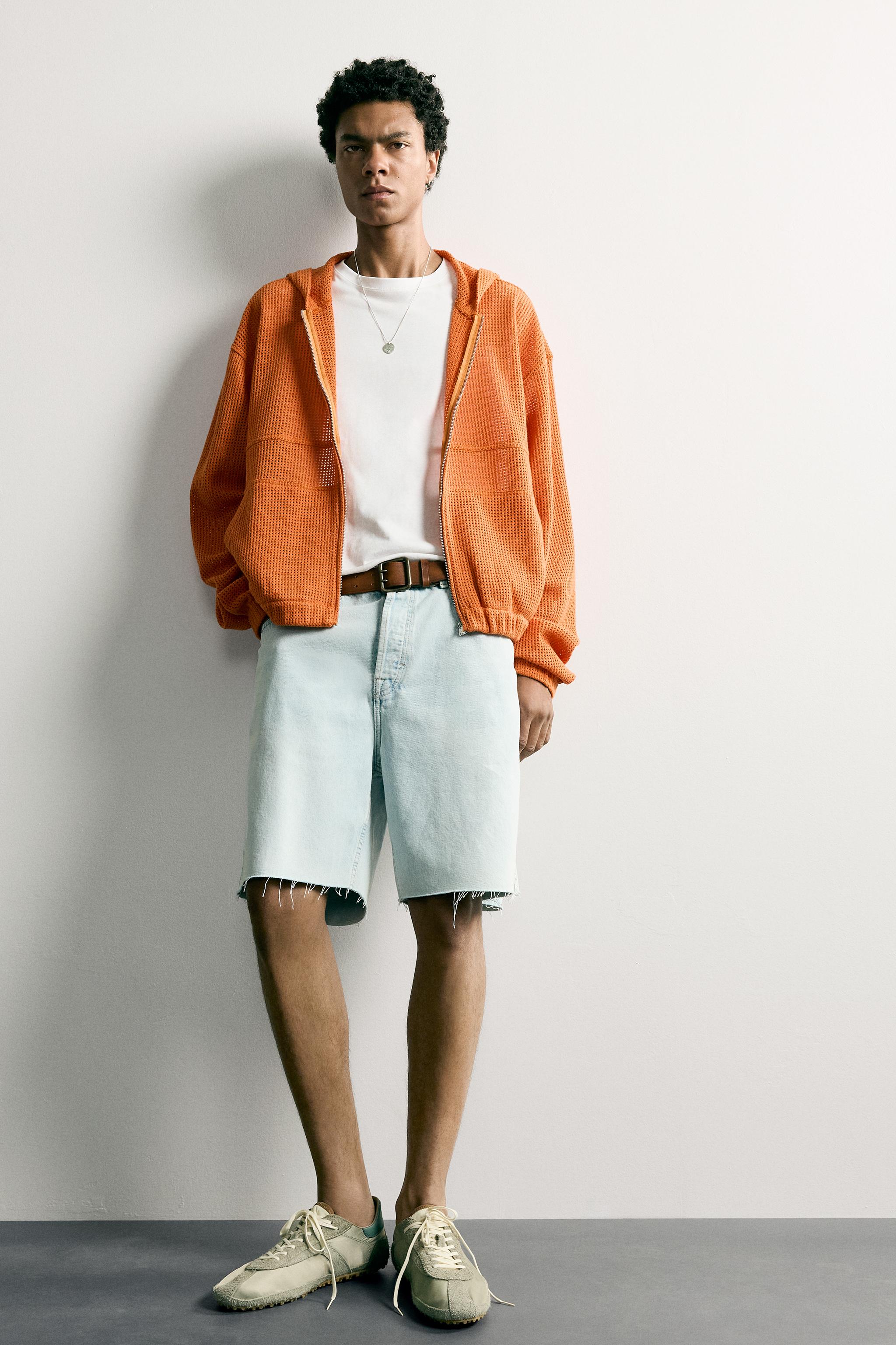Zara RELAXED FIT MESH OVERSHIRT — фото 5