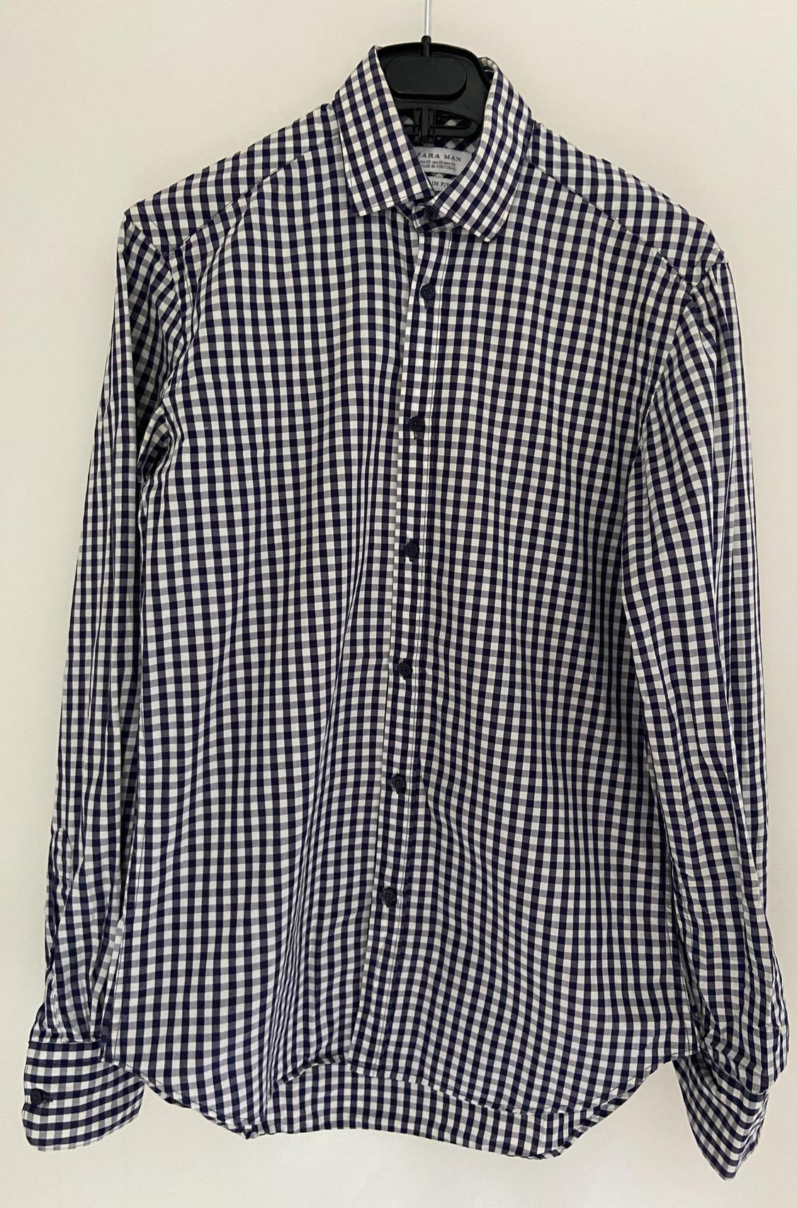 CHEMISE À CARREAUX BLEU/BLANC - Image 2