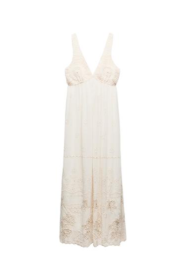 CONTRAST CROCHET DRESS - LIMITED EDITION