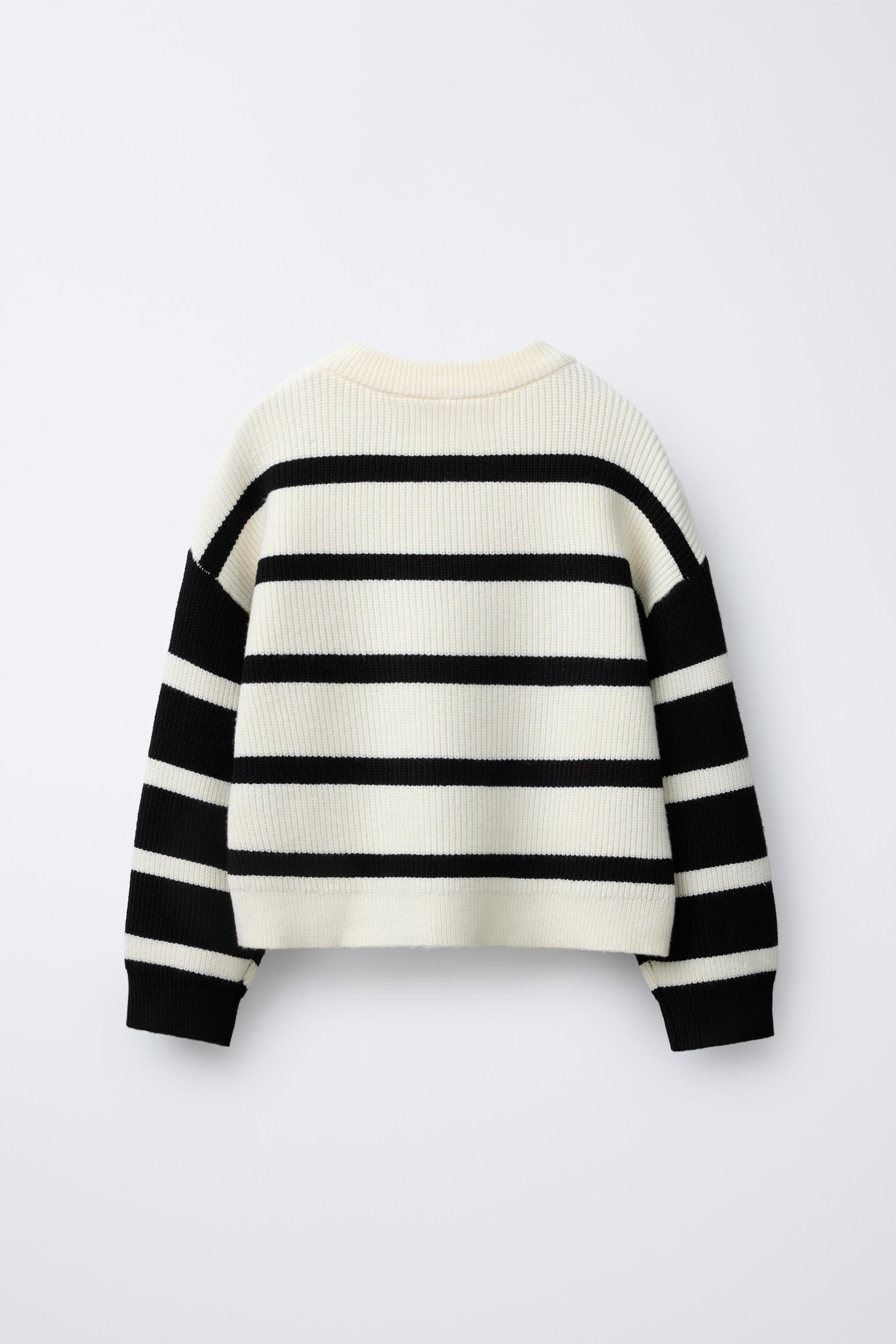 Off-White ストライプ柄ニットセーター ストライプ柄ニットセーター - ストライプ | ZARA Japan / 日本