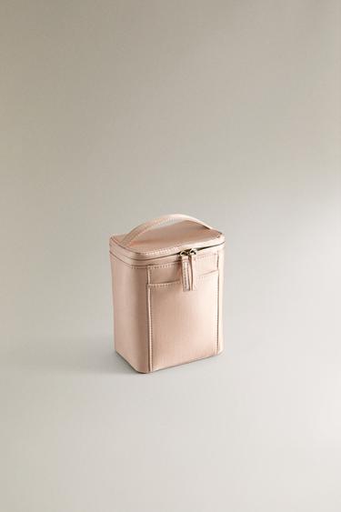 TROUSSE DE TOILETTE MALLETTE SATIN - Rosé de Zara - Image 1