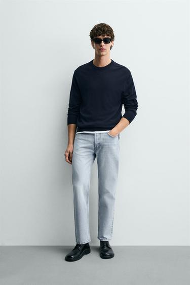 JEANS REGULAR FIT - Bleu clair de Zara