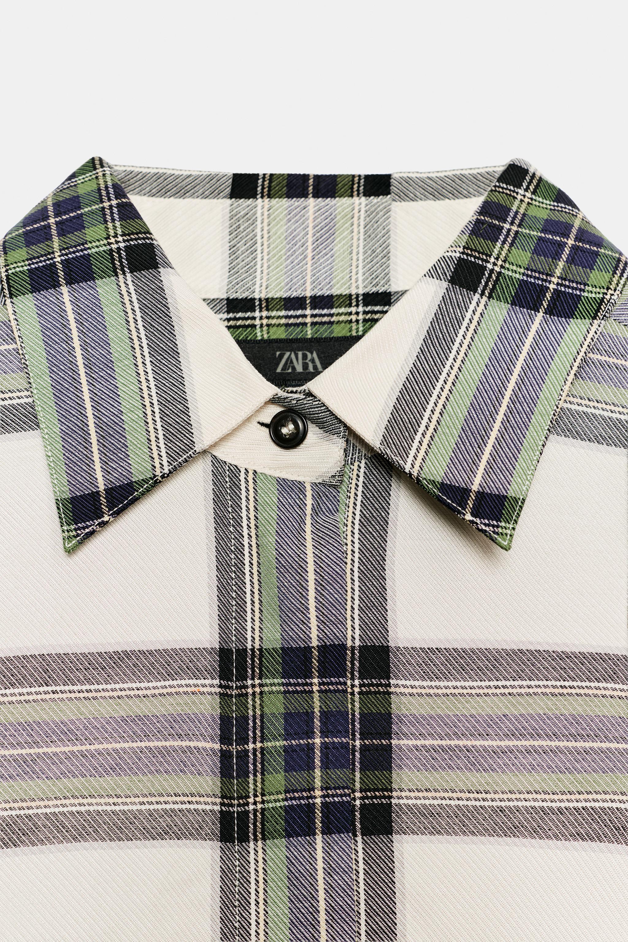 CHEMISE OVERSIZE À CARREAUX ZW COLLECTION