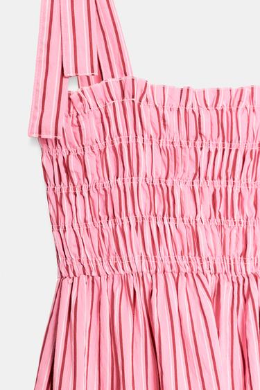 ROBE MIDI RAYURES ET NŒUDS - Multicolore de Zara - Image 10