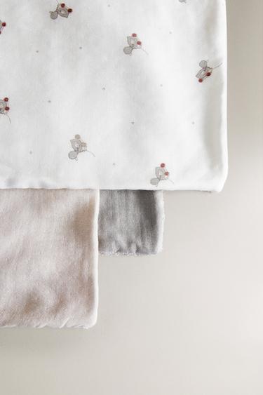 CHILDREN'S DUCKLING MINI TOWEL (PACK OF 3) - Oyster-white by Zara - Image 3