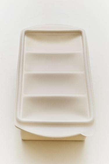 SILICONE CONTAINER WITH COMPARTMENTS - Cream Zara