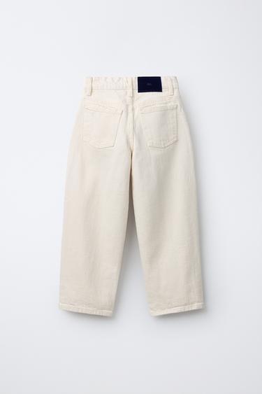 BLOOMER TROUSERS WITH PLEATS - White by Zara - Image 1
