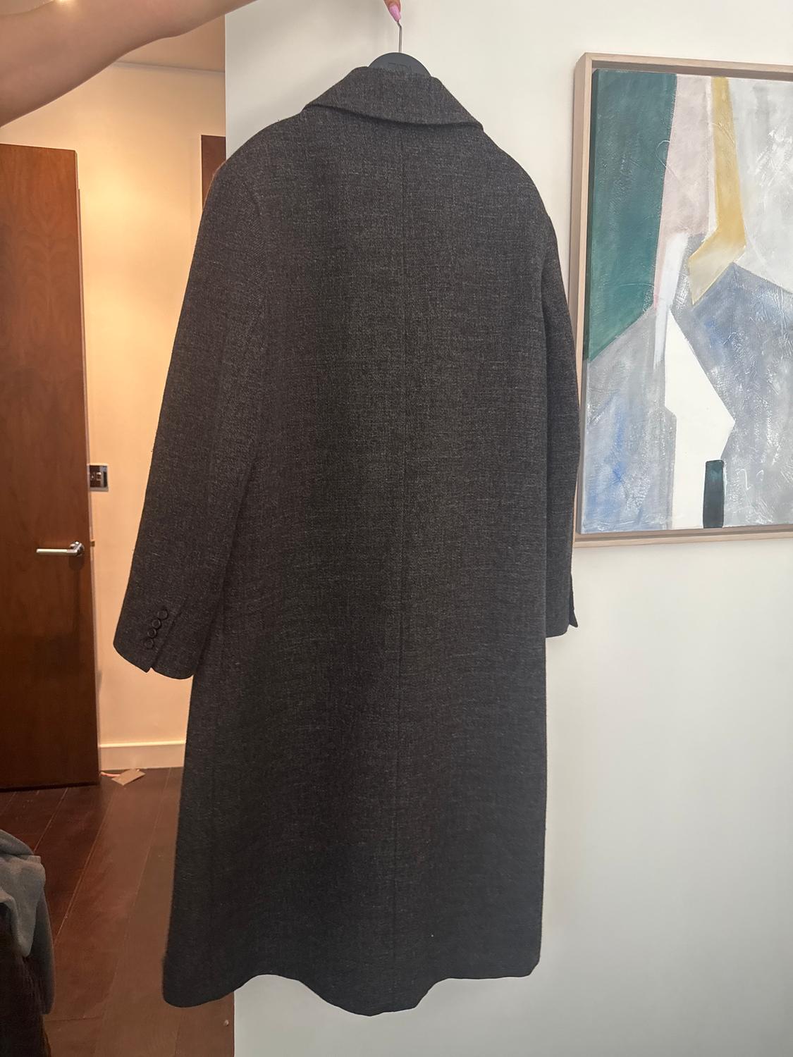 WOOL BLEND COAT WITH VENTS ZW COLLECTION - Image 2