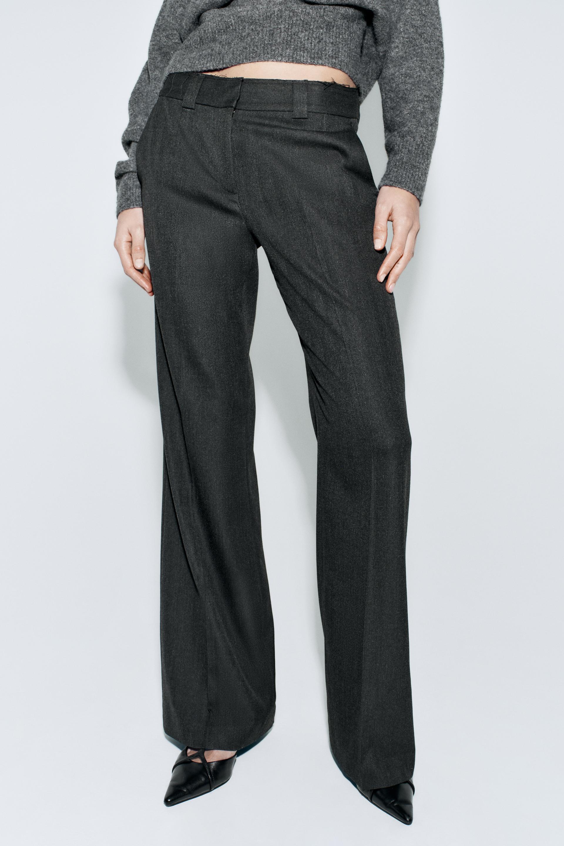 FRAYED WAIST PANTS ZW COLLECTION