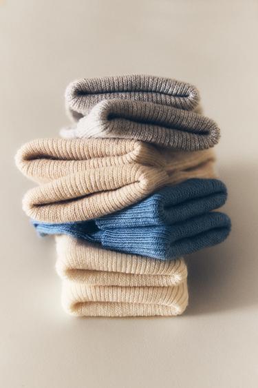 CHILDREN'S MULTICOLOURED SOCKS (PACK OF 4) - Cream by Zara - Image 5