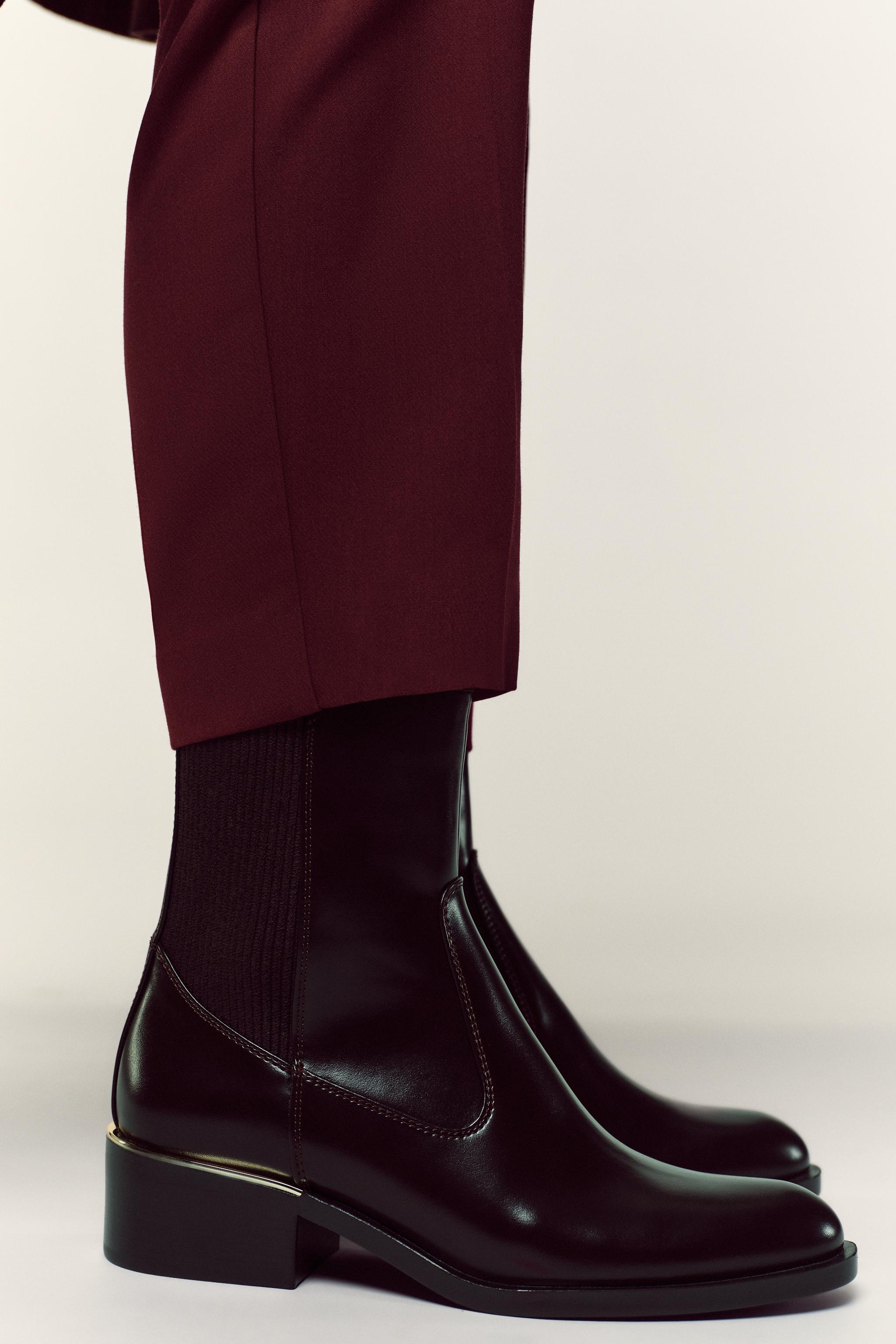 レディースチェルシーブーツ（サイドゴアブーツ） | ZARA 日本