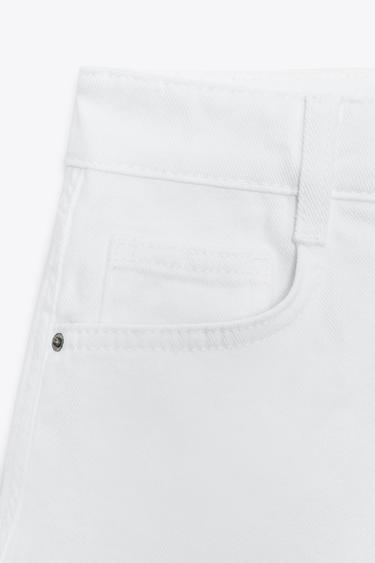 SHORT Z1975 MOM FIT TAILLE MI-HAUTE - Blanc de Zara - Image 4