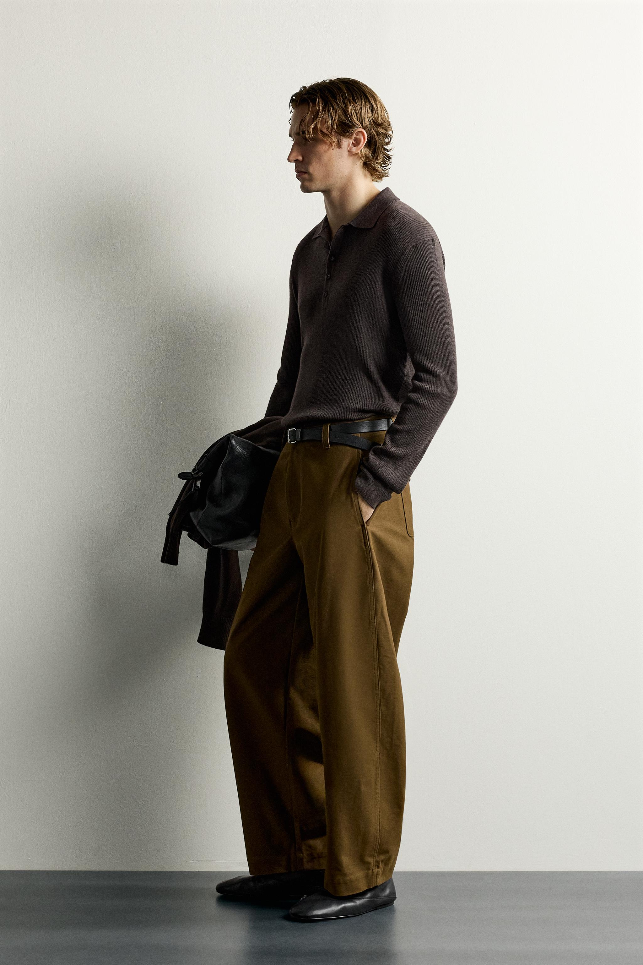 RIB KNIT POLO