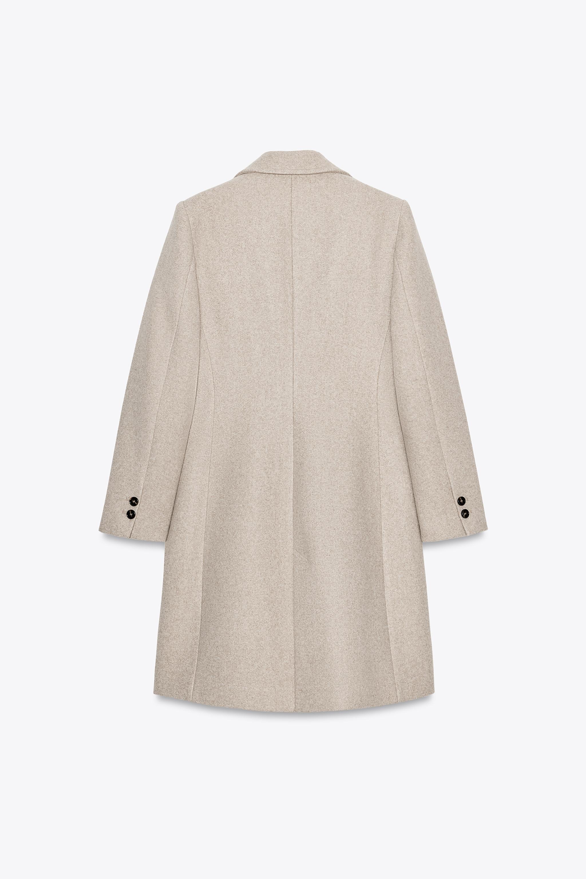 ソフトショルダーパッドコート　ZARA SOFT SHOULDER PAD COAT - Brown | ZARA United States