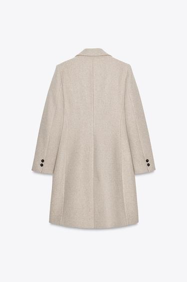 MANTEAU ÉPAULETTES SOFT - Marron clair de Zara - Image 7