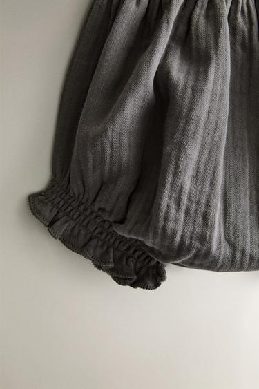 BLOOMER EN COTON UNI - Marron / Taupe de Zara - Image 2