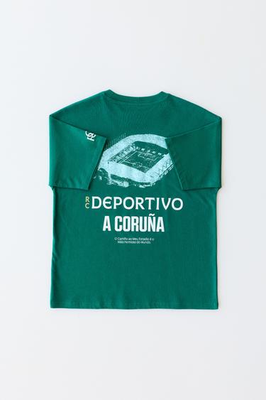 CAMISETA ESTAMPADO RC DEPORTIVO DA CORUÑA - Verde de Zara