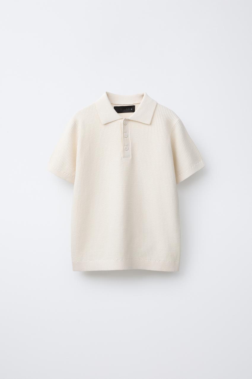 BASIC KNIT POLO SHIRT