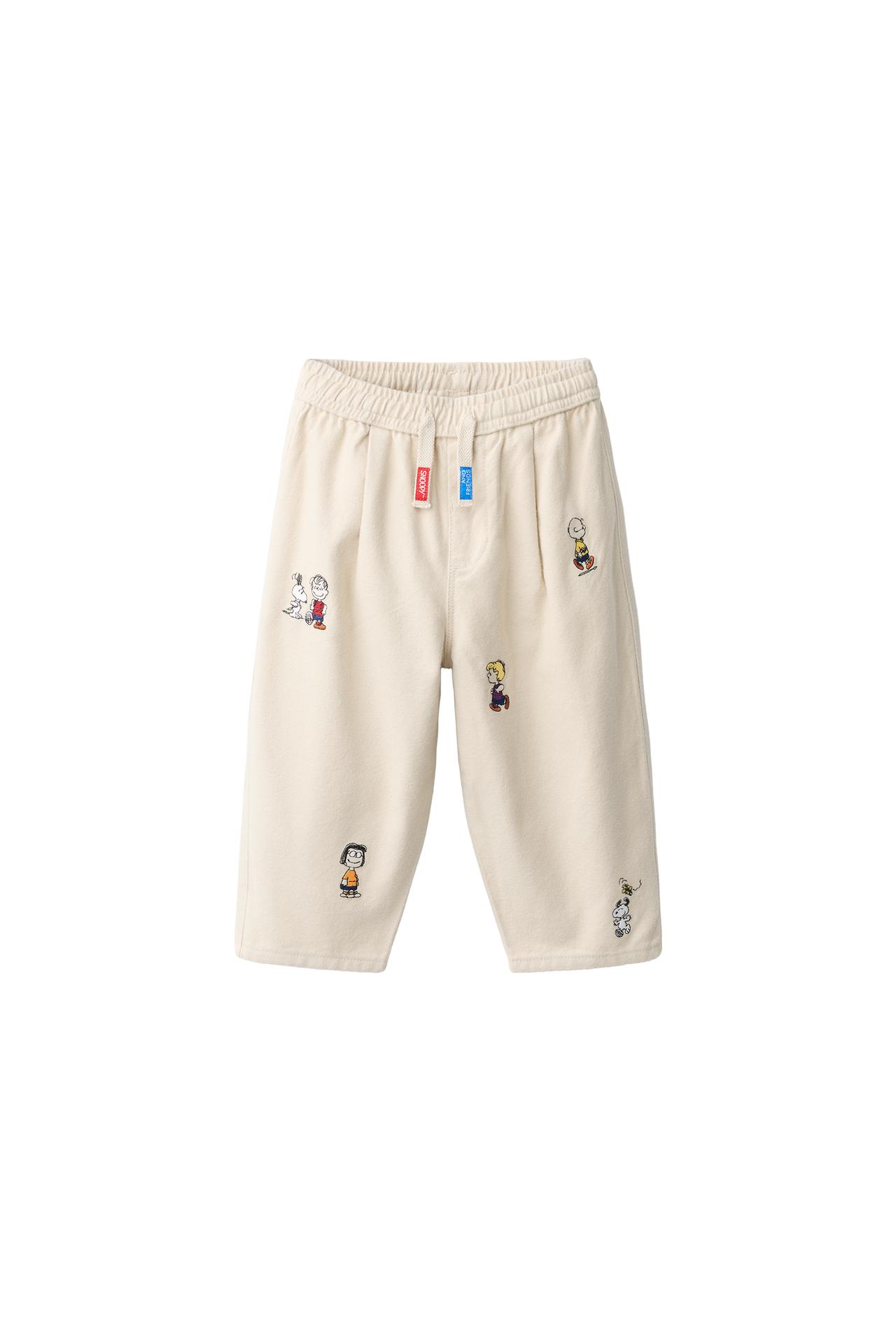 Брюки baggy с вышивкой SNOOPY PEANUTS™