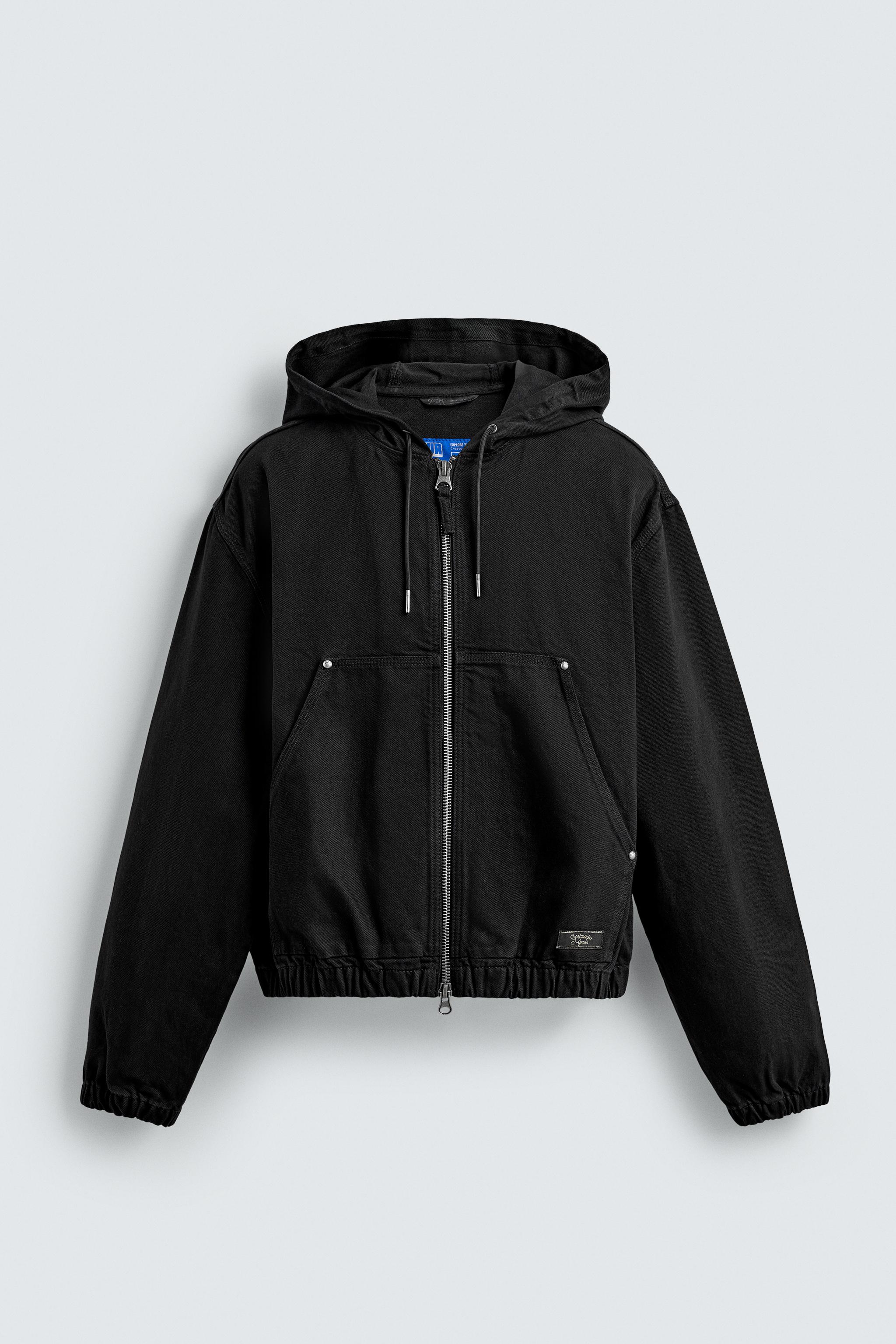 WASHED HOODED JACKET