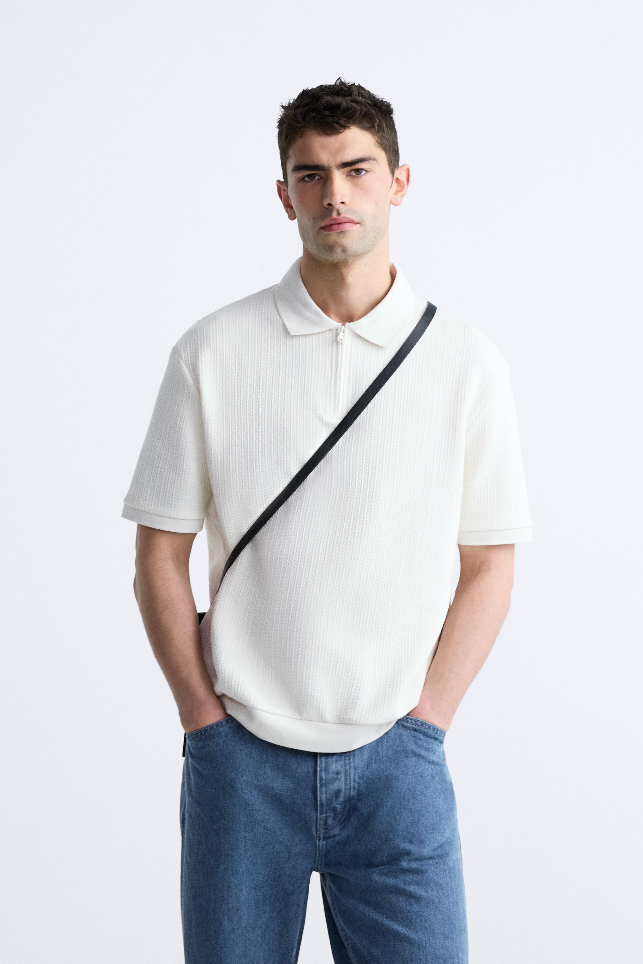 Zara white clearance polo