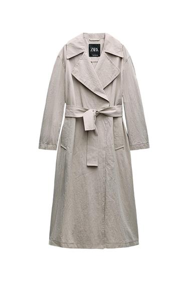 ZW COLLECTION OVERSIZE DOUBLE-BREASTED TRENCH COAT