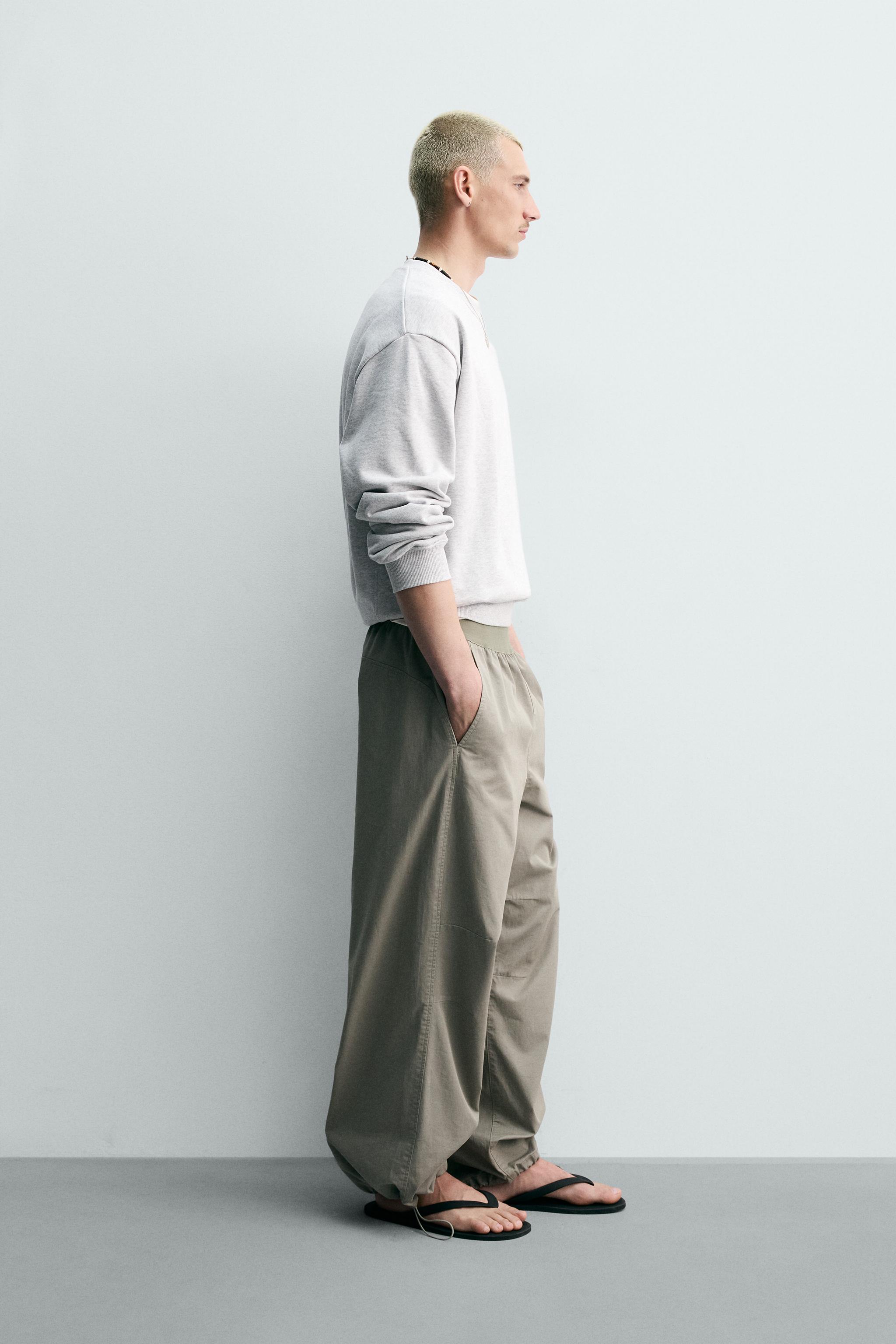 PANTALON PARACHUTE COUPE DÉCONTRACTÉE