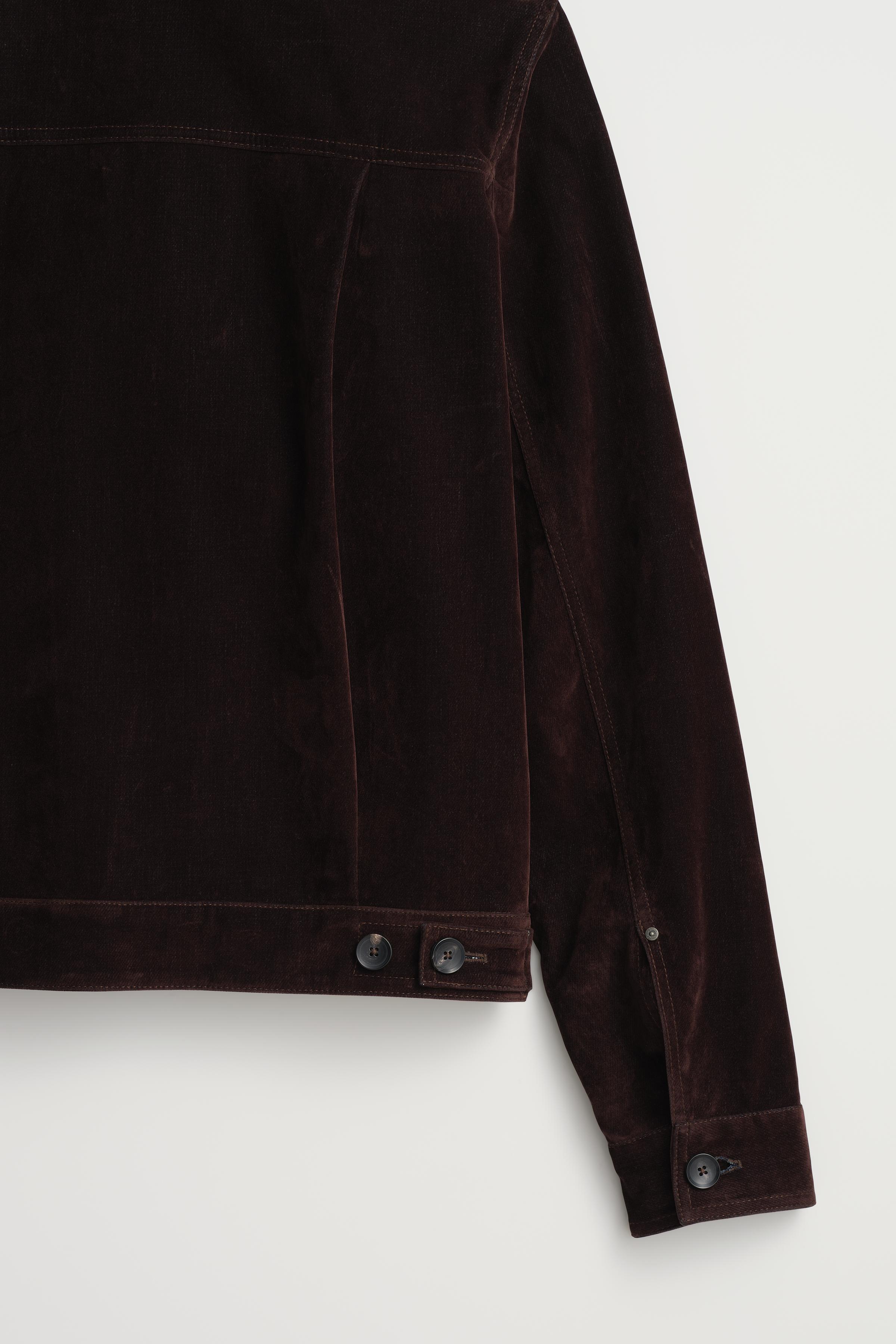 BLOUSON COURT EN DENIM FLOQUÉ