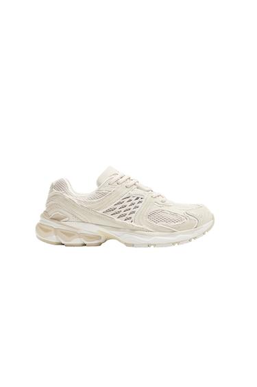 Zara ORIGINS SNEAKER 001 - Bone White