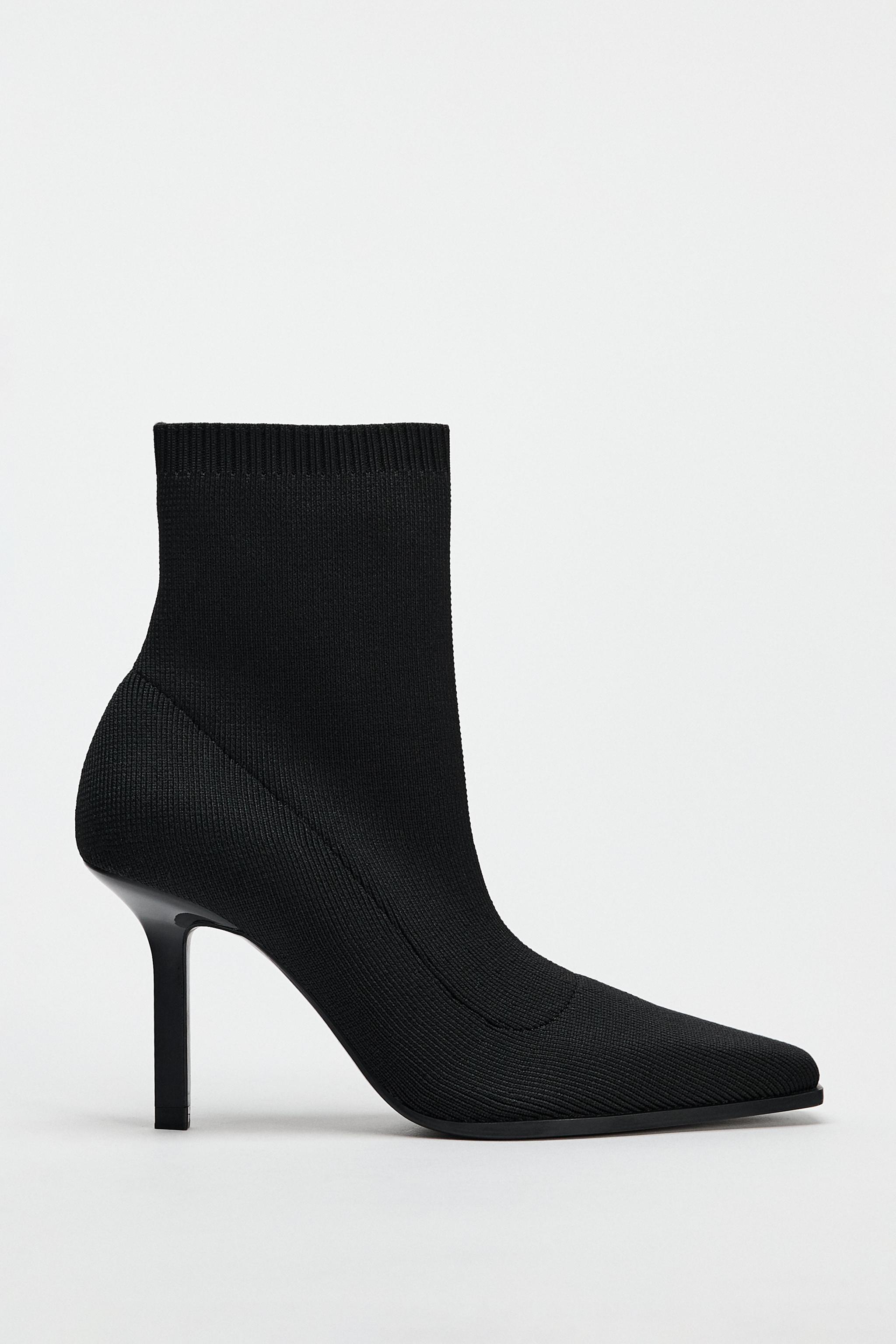 Bottes tissu elastique pour femme ZARA France