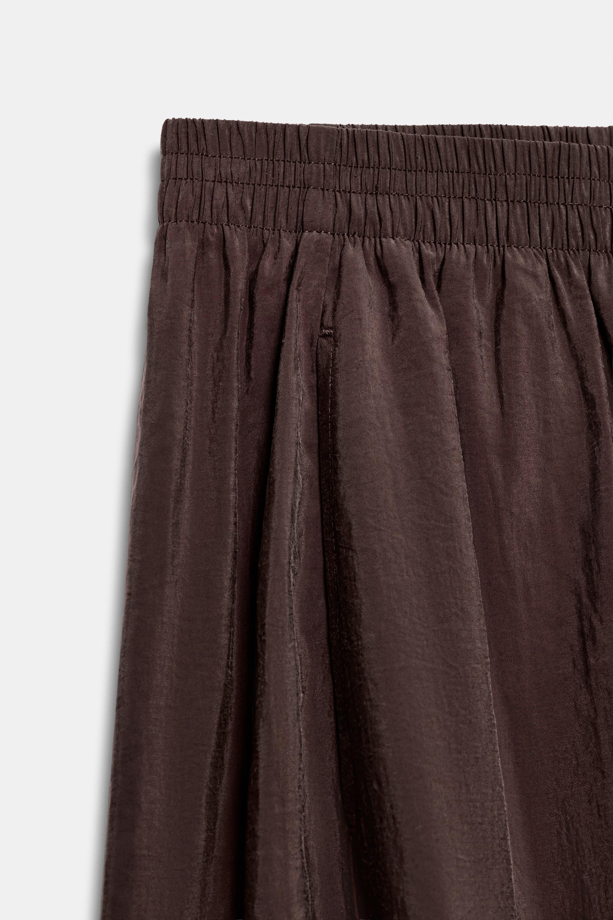 ELASTİK BELLİ ŞALVAR PANTOLON - Görsel 8
