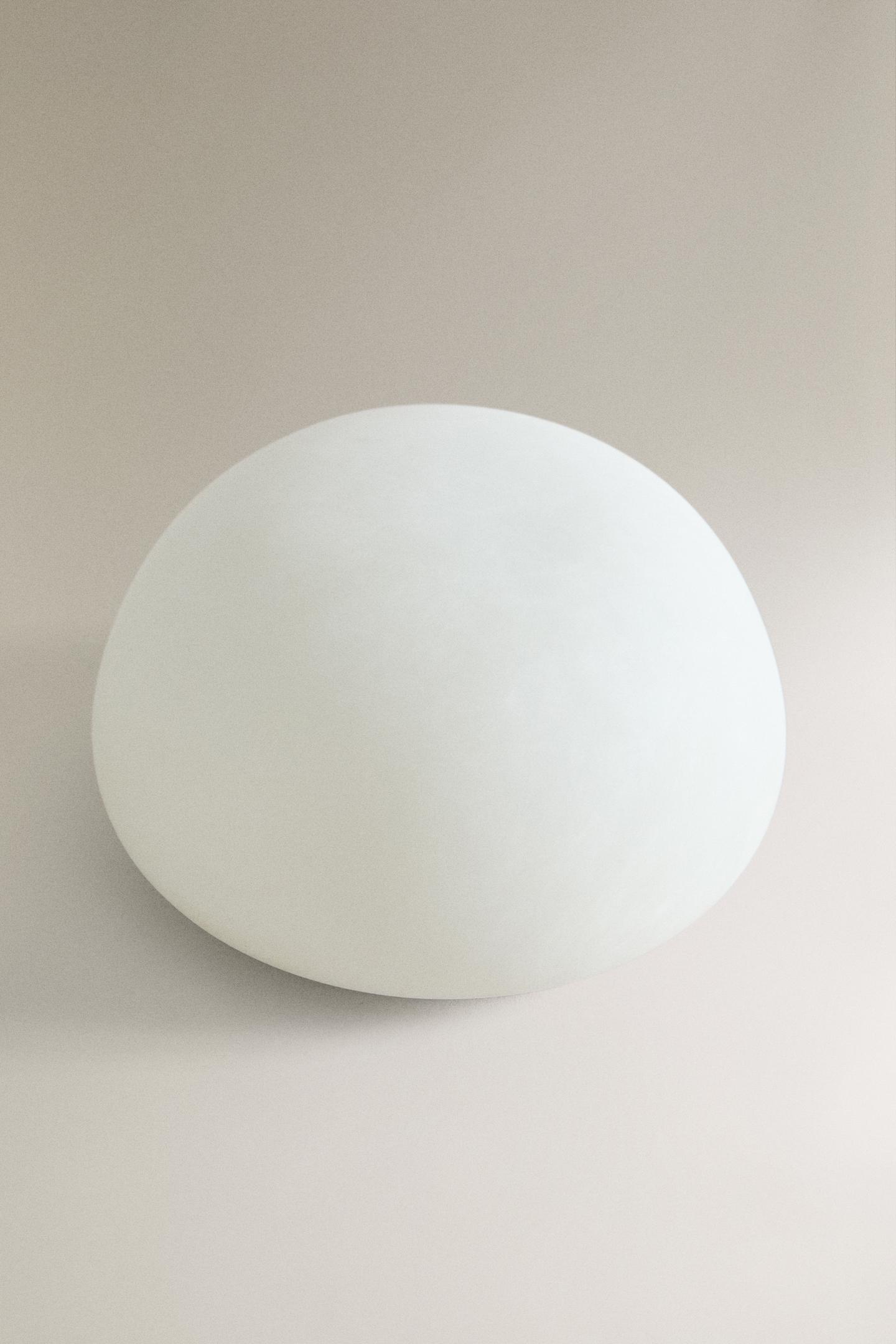 ROUND ALBASTER TABLE LAMP