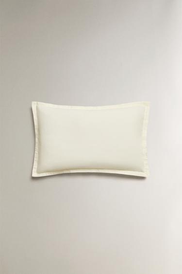 EMBROIDERED PILLOWCASE - Ecru by Zara - Image 2