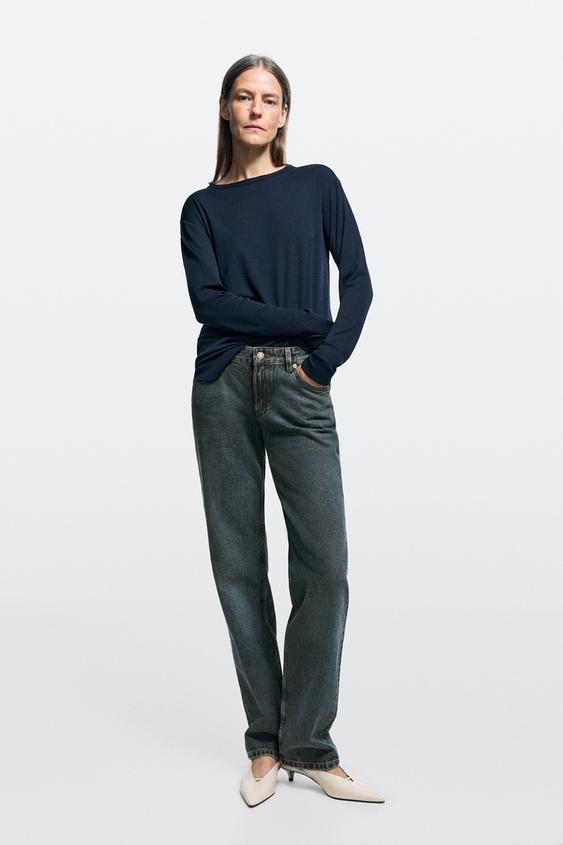 Zara Low-rise straight-leg jeans - 470 - Image 0