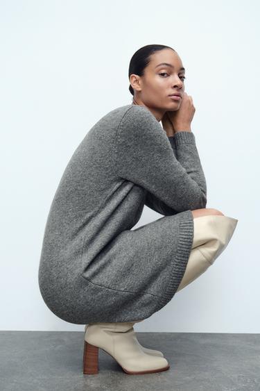 КОЖАНЫЕ БОТФОРТЫ — Белый от Zara — изображение 0