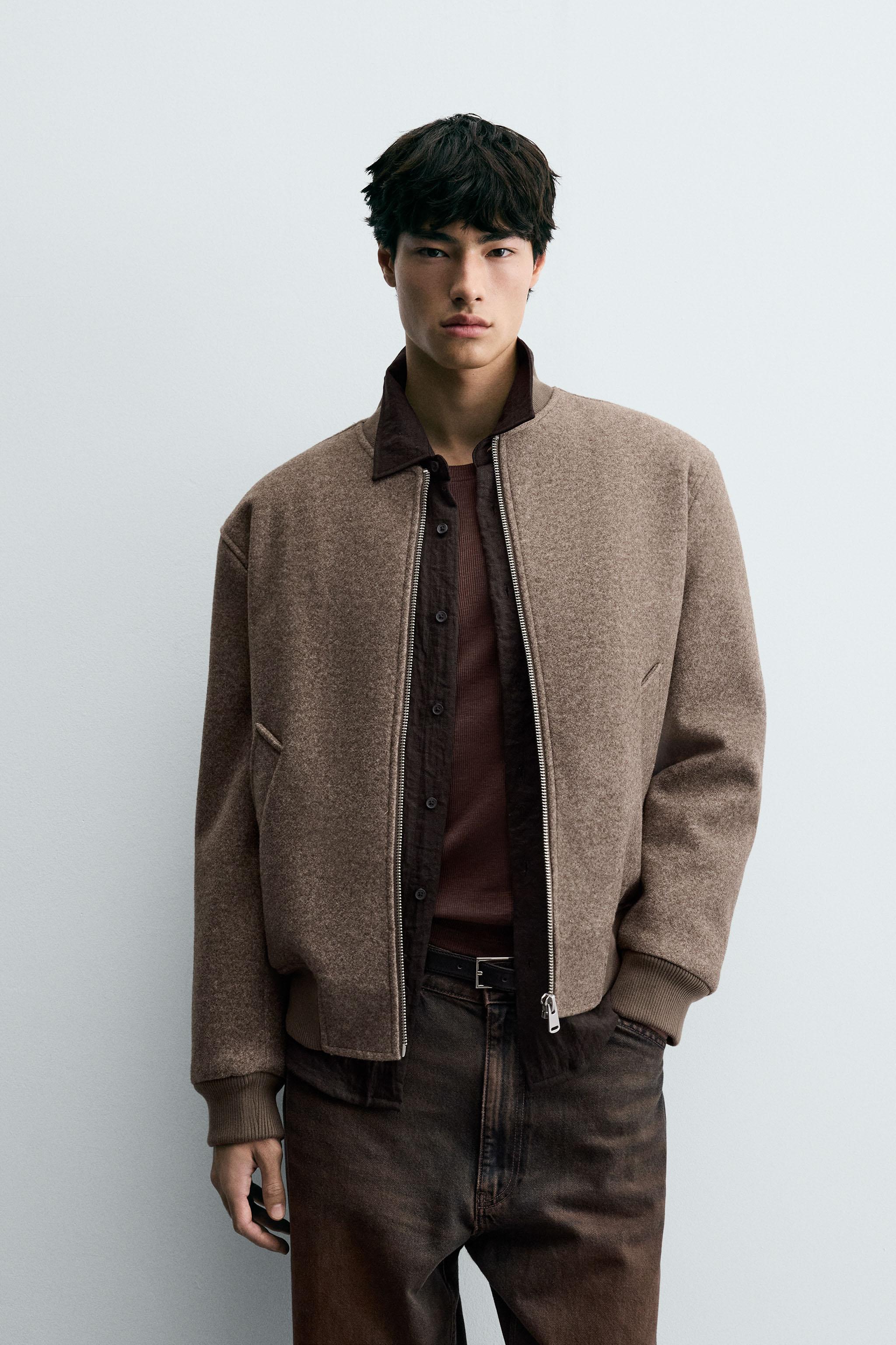 コンビボンバージャケット - ベージュ | ZARA Japan / 日本