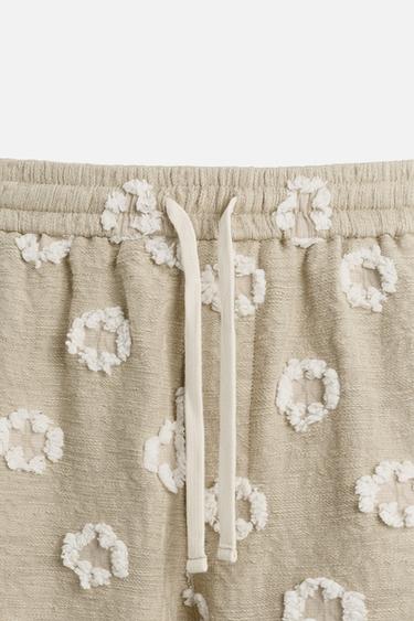 BERMUDA JACQUARD EN RELIEF - Beige de Zara - Image 6