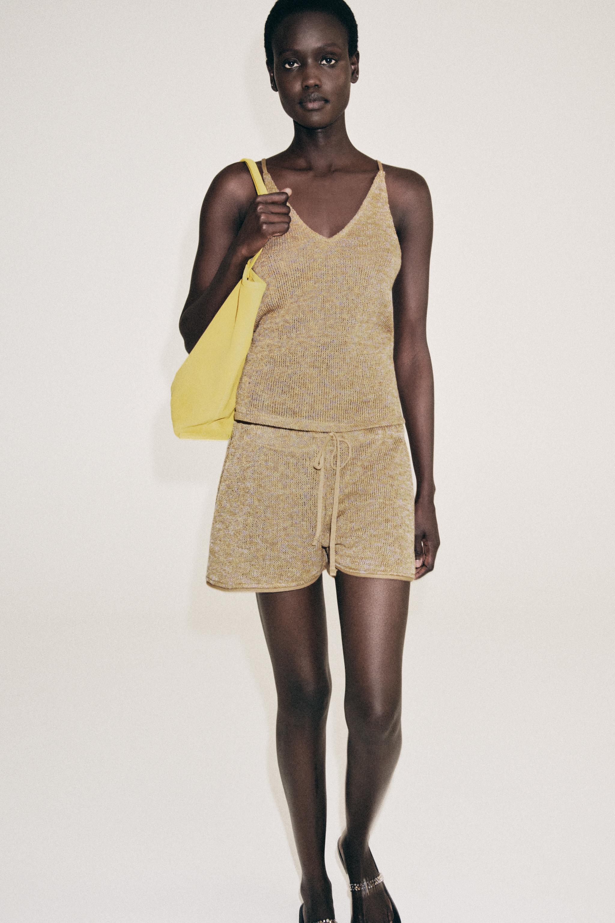 Bibiy sarah ribbon top ベージュ RUSTIC TOP - Beige | ZARA United States