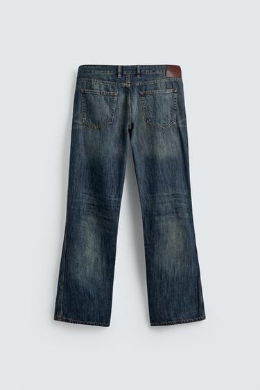 JEAN ÉVASÉ TAILLE BASSE - Bleu / Vert de Zara - Image 7