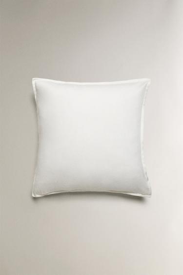 SATEEN JACQUARD PILLOWCASE (300 THREAD COUNT) - Oyster-white by Zara - Image 1