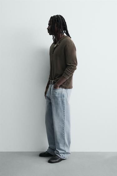 JEAN LOOSE FIT - Bleu moyen de Zara - Image 3