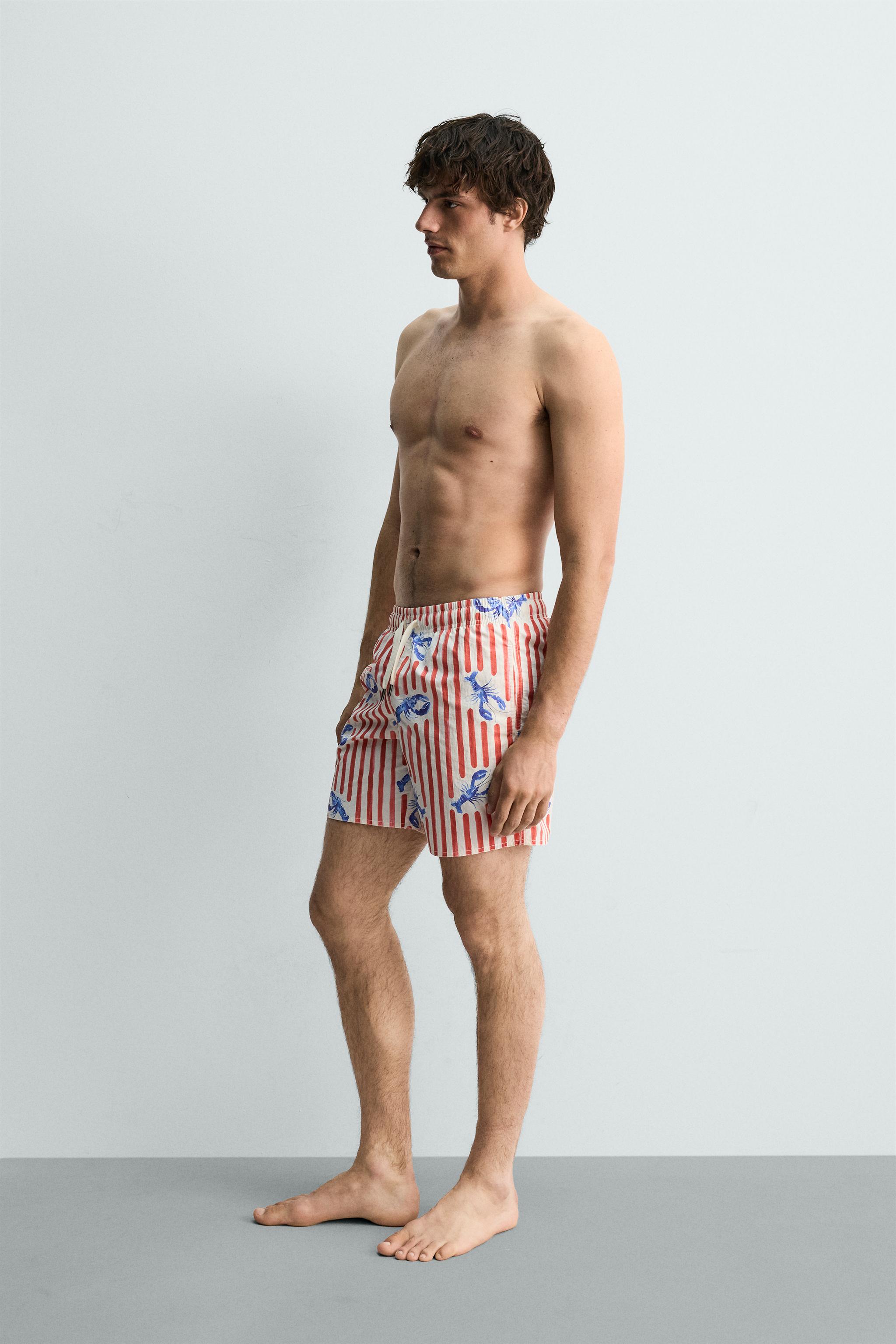 LOBSTER PRINT LONG SWIMSUIT