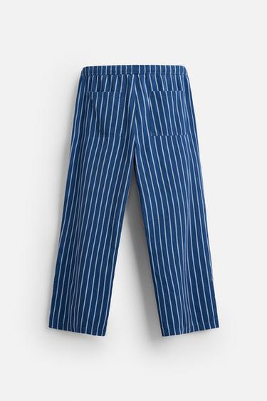 STRIPED RELAXED FIT TROUSERS - Stripes by Zara - Image 7