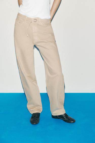 JEANS TRF BALLOON TIRO MEDIO - Arena de Zara