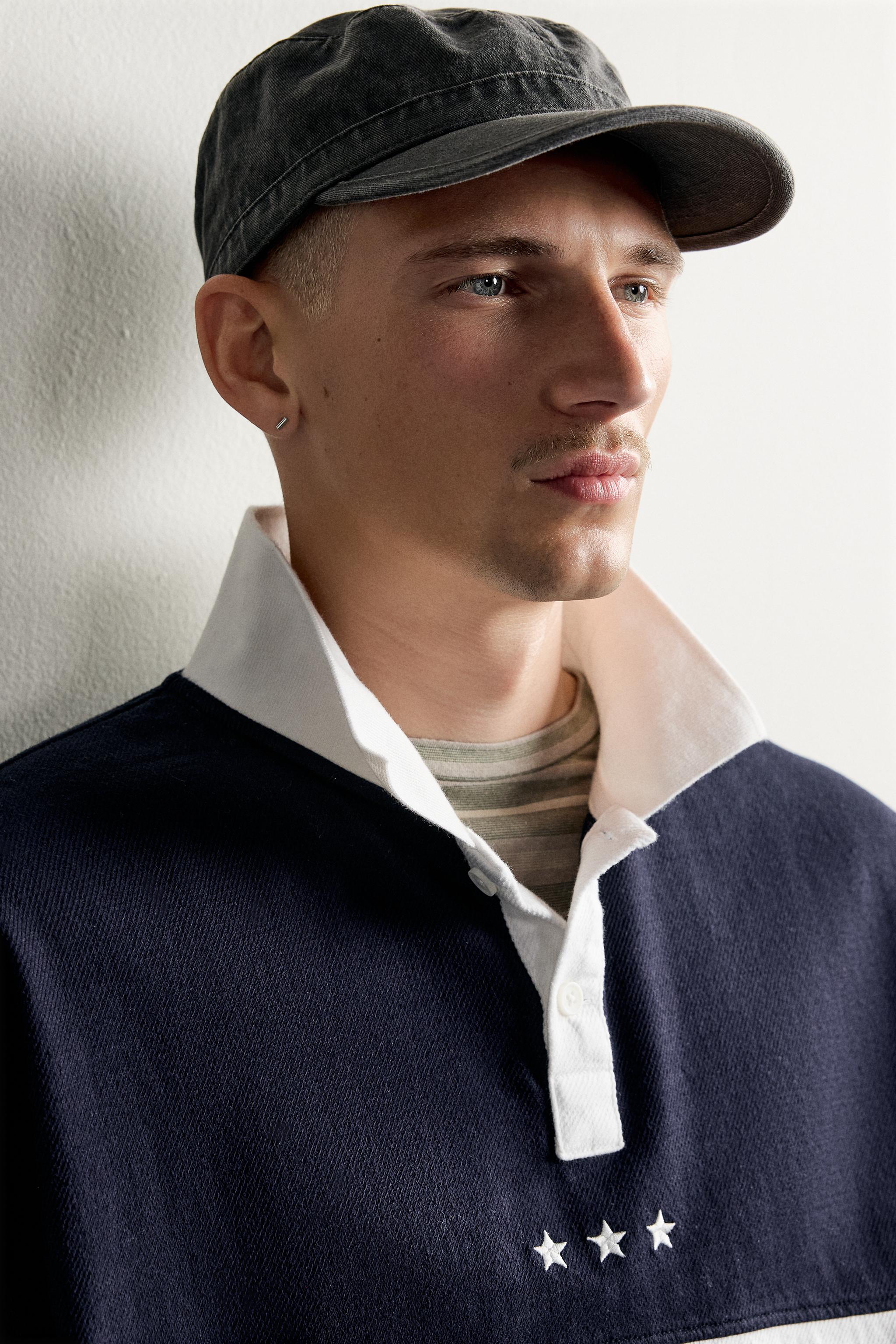 COLORBLOCK BOXY FIT POLO SHIRT
