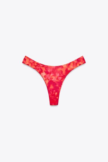 GATHERED BIKINI BOTTOMS - Orange by Zara - Image 5