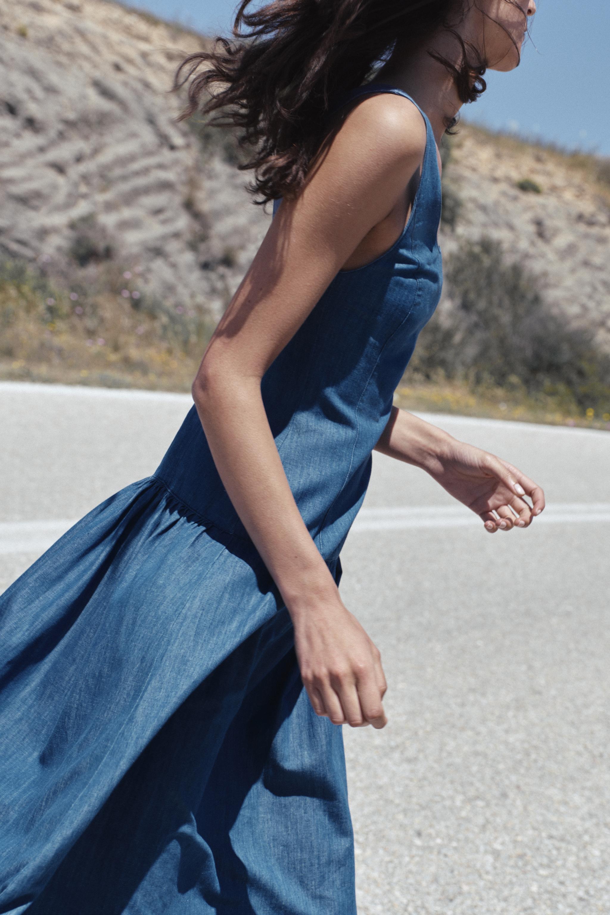 MIDI CAPE SKIRT DRESS