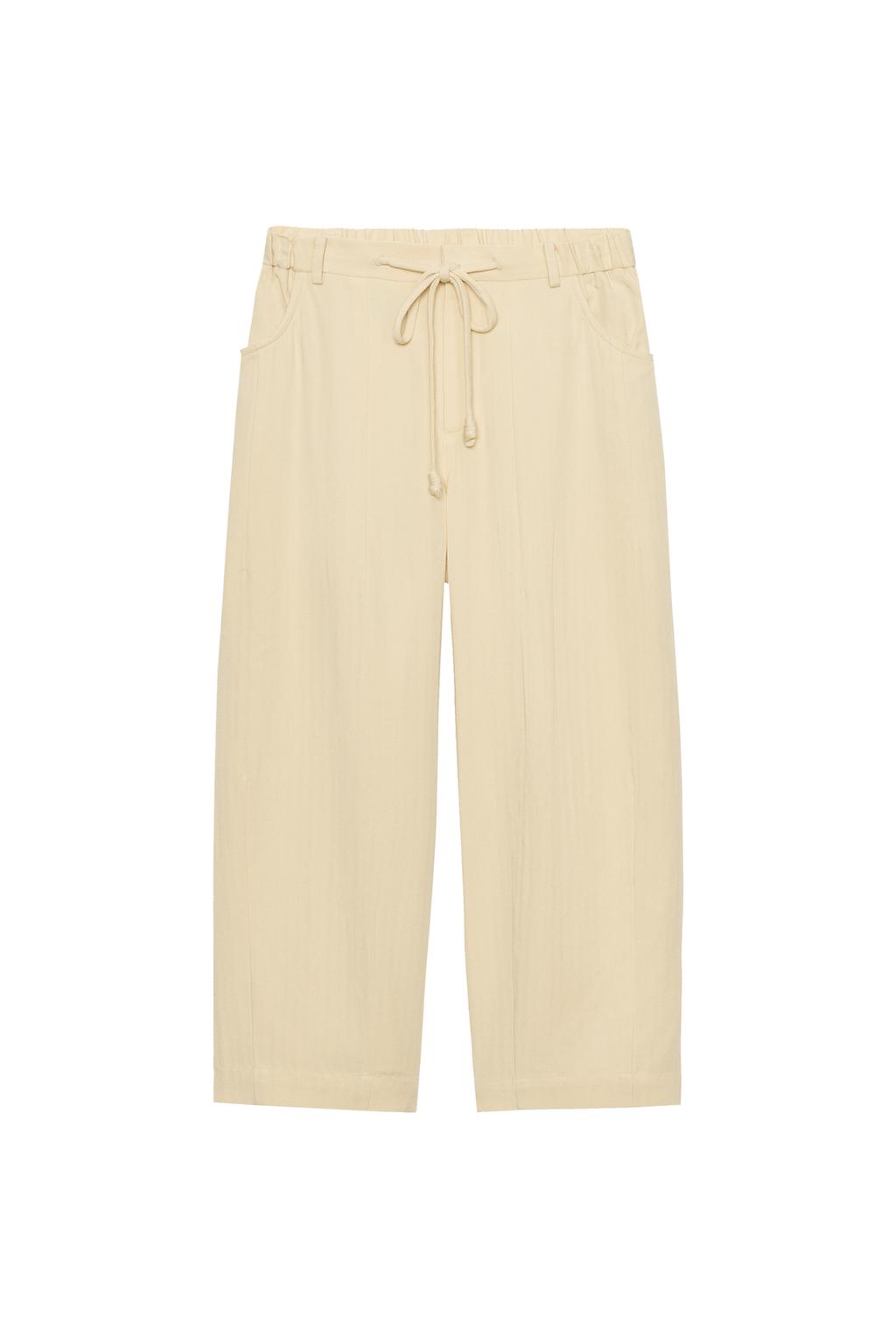 ZW COLLECTION HERRINGBONE TEXTURE PANTS - image 3